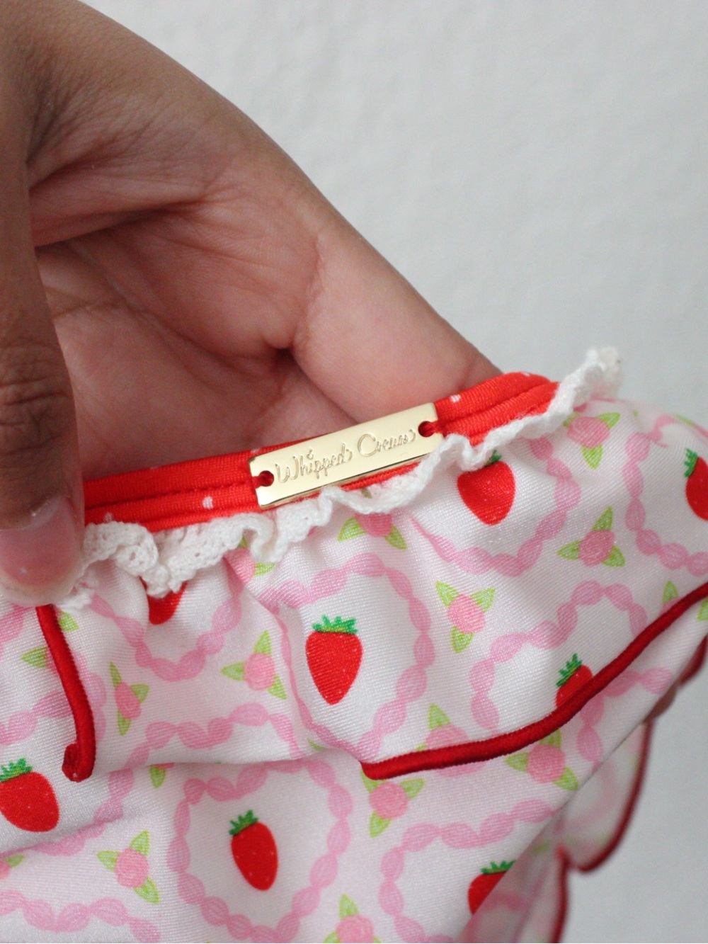 Whipped Cream Swimwear Strawberry Lane Bikini Set XS - Picture 9 of 10